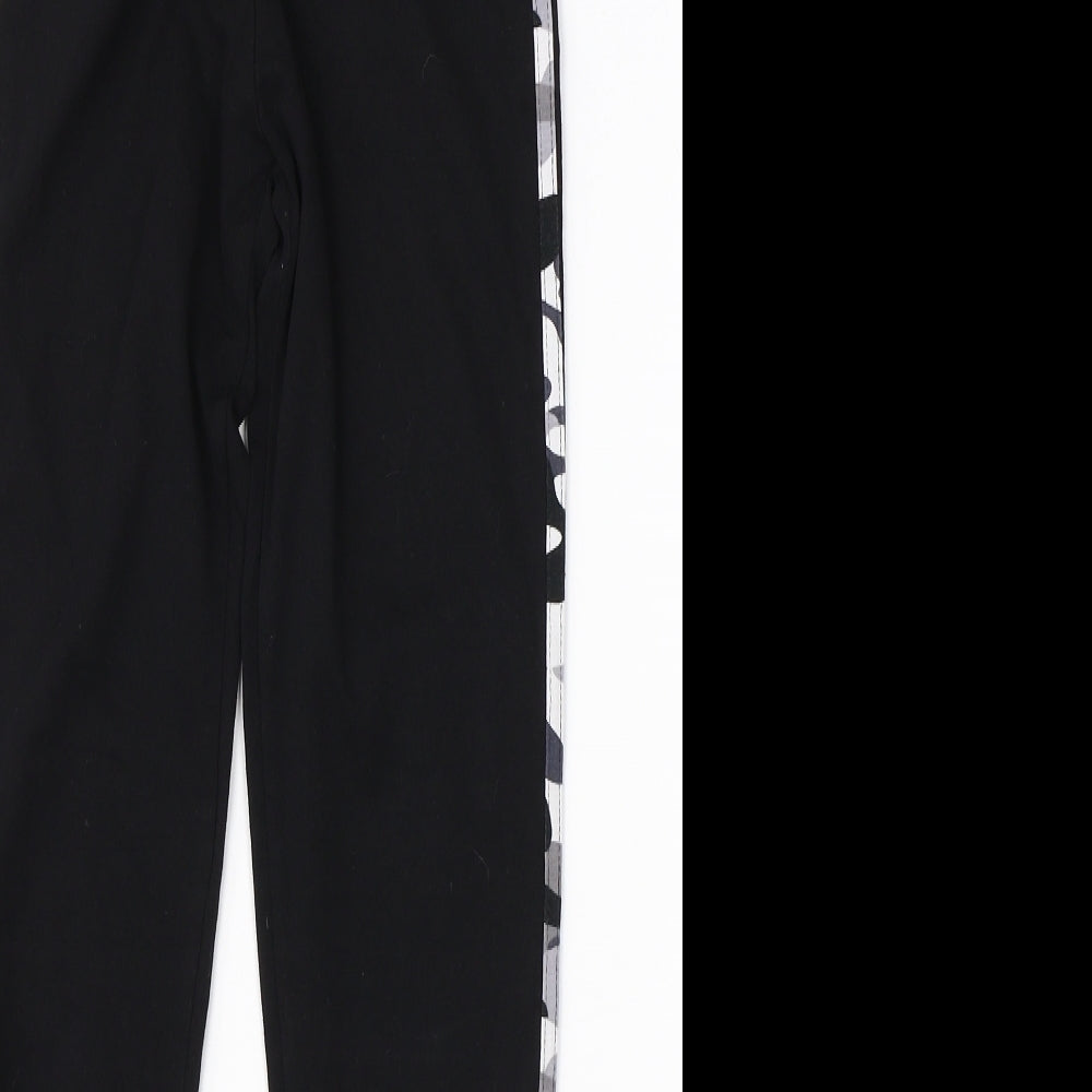 New Look Girls Black  Cotton Jogger Trousers Size 10 Years  Regular