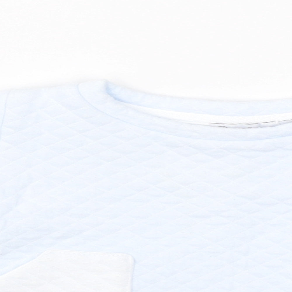 Patachou Baby Blue  Cotton Pullover Jumper Size 18-24 Months