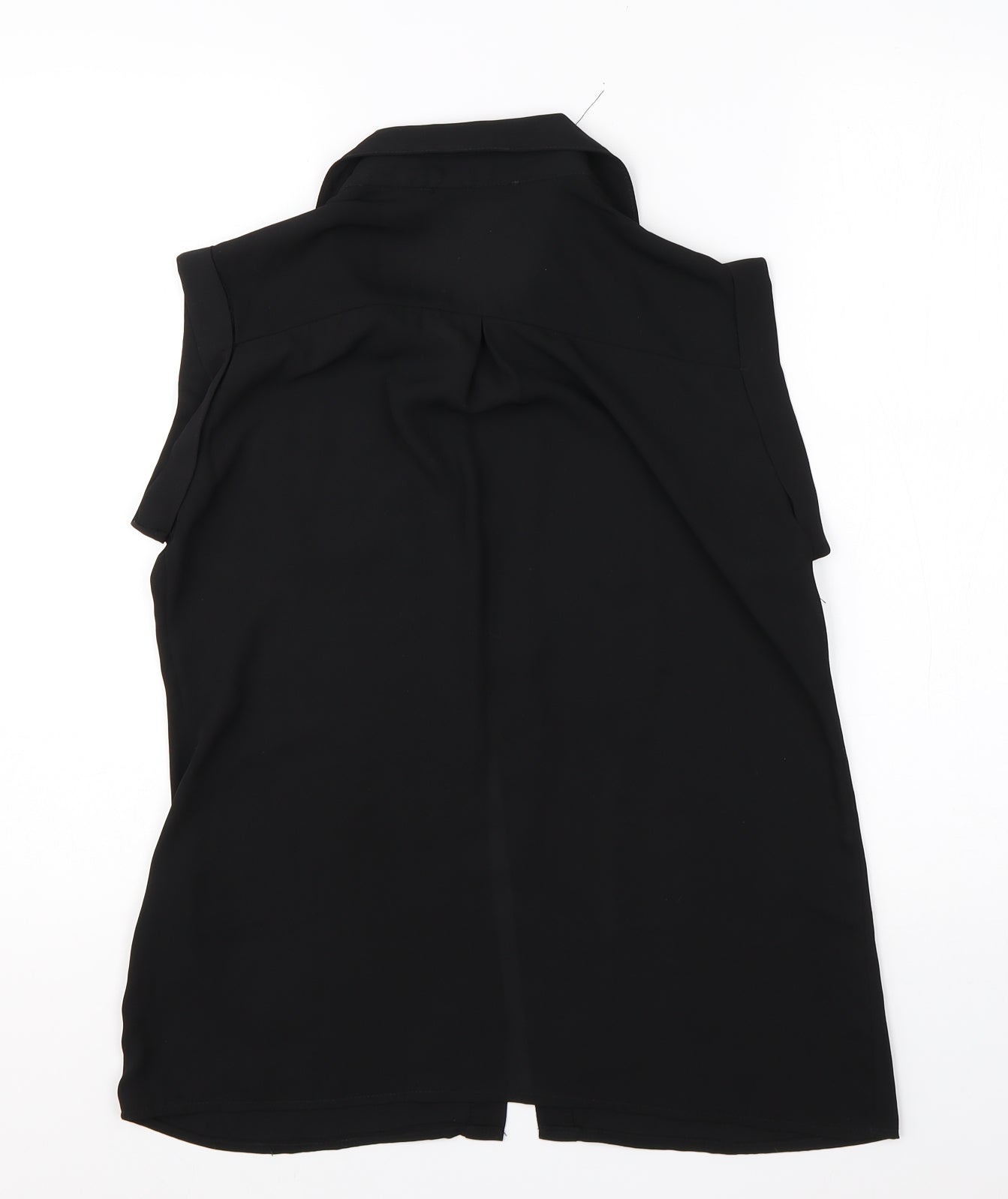 Atmosphere Womens Black  Viscose Basic Blouse Size 8 Collared
