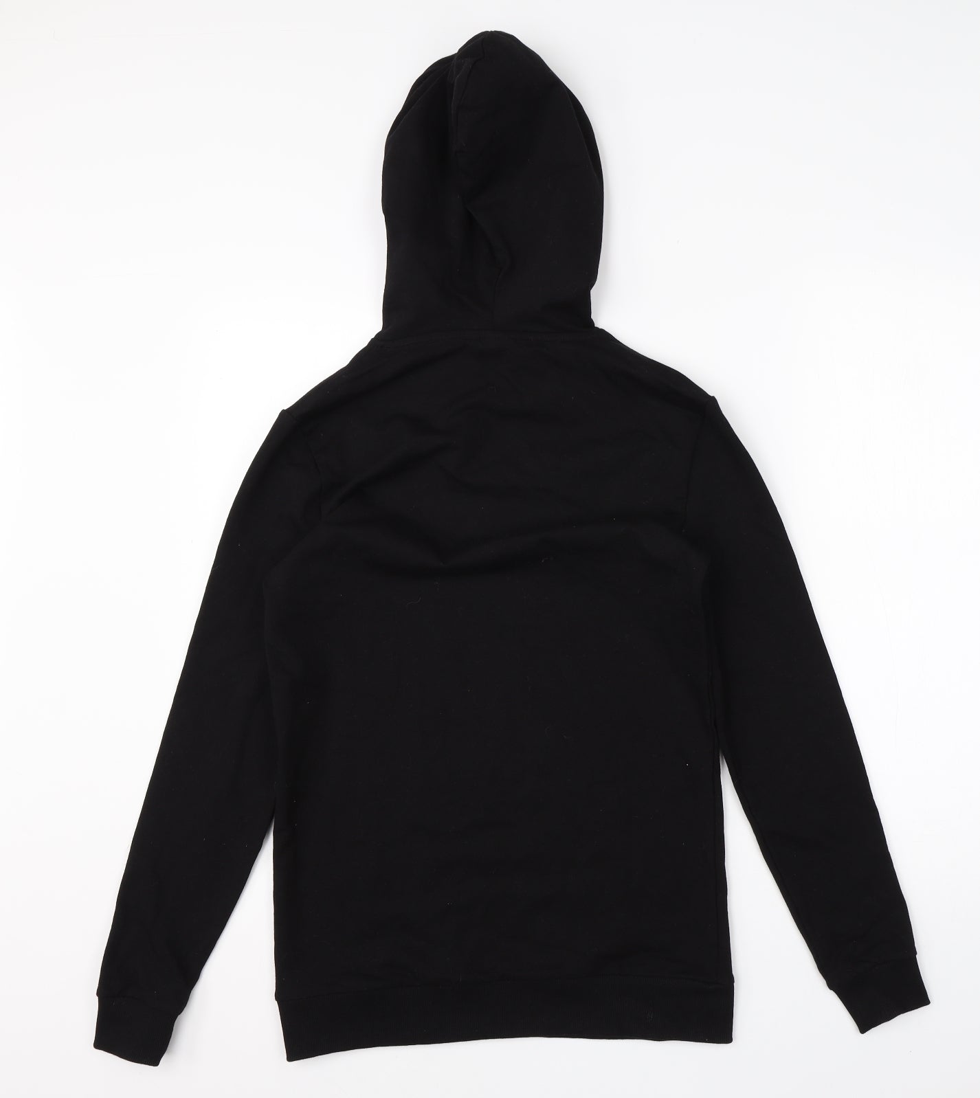 ASOS Mens Black  Cotton Pullover Hoodie Size XS