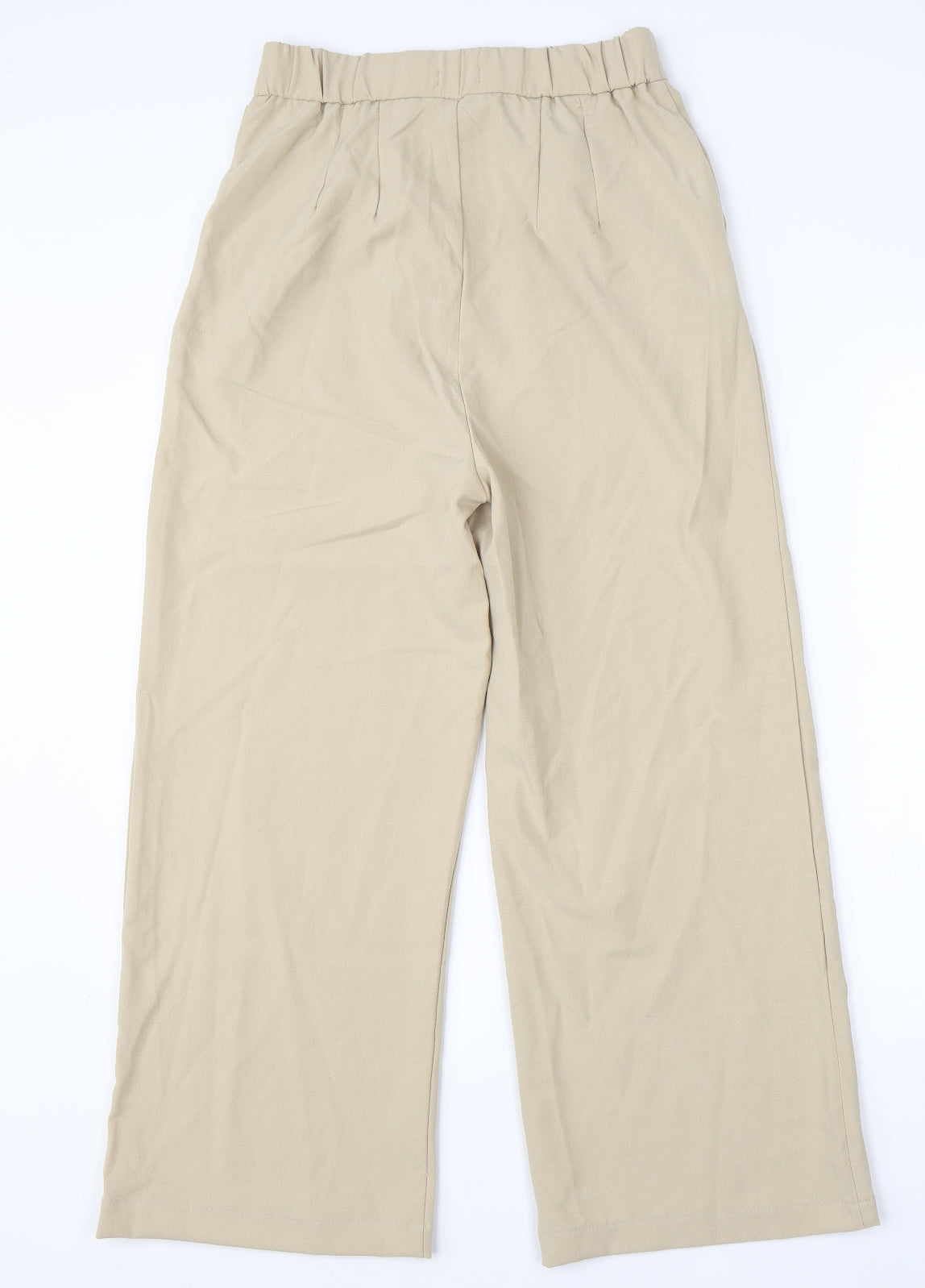Stradivarius Womens Beige  Viscose Dress Pants Trousers Size 10 L24 in Regular