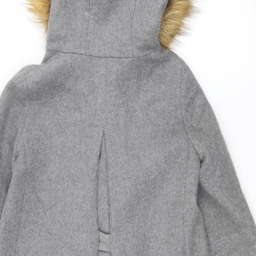 Zara Womens Grey   Parka Coat Size XS