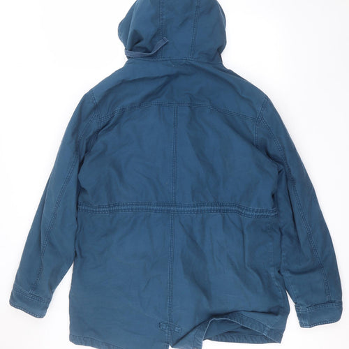 Cedar Wood State Mens Blue   Parka Coat Size XL