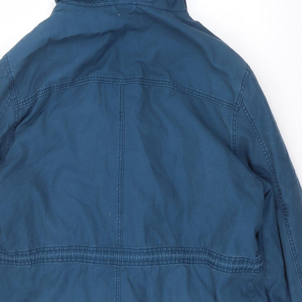 Cedar Wood State Mens Blue   Parka Coat Size XL