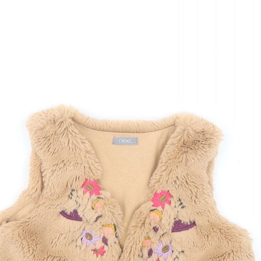 NEXT Girls Brown   Jacket Coatigan Size 5-6 Years