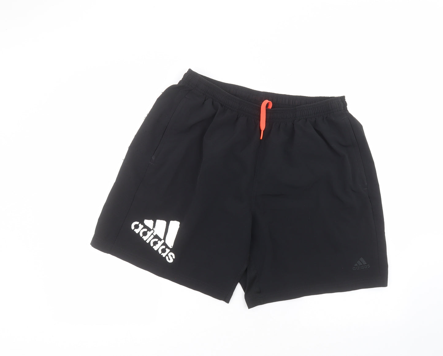adidas Mens Black  Polyester Bermuda Shorts Size XL L6 in Regular  - swim short