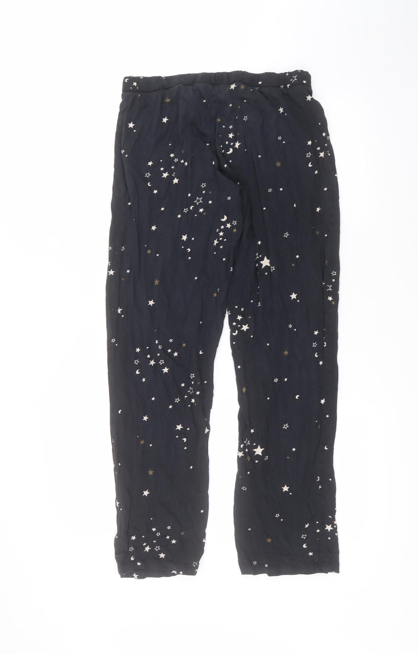 NEXT Womens Black  Cotton Trousers  Size M L26 in Regular