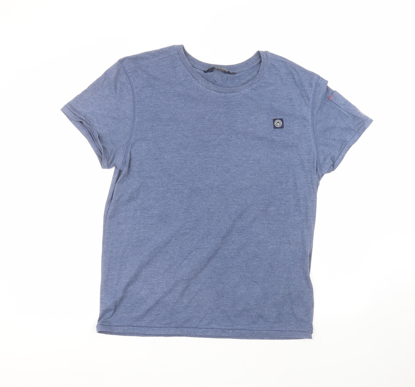 duck & cover Mens Blue  Cotton  T-Shirt Size 2XL Round Neck