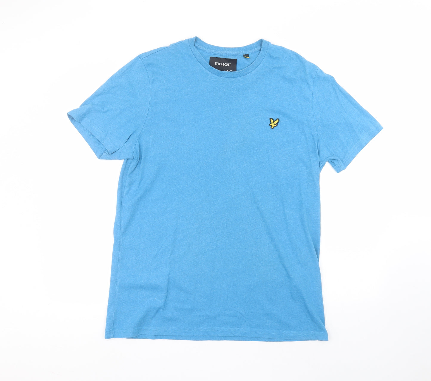 Lyle & Scott Mens Blue  Cotton  T-Shirt Size XL Round Neck