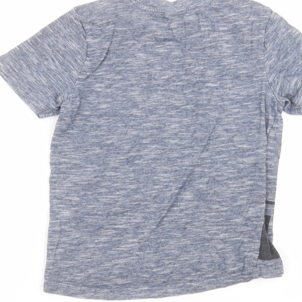 Marvel Boys Blue  Polyester Basic T-Shirt Size 5-6 Years Round Neck  - marvel