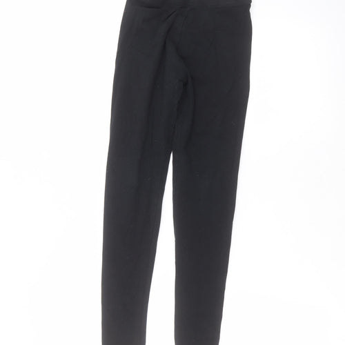 Primark Girls Black  Cotton Sweatpants Trousers Size 10-11 Years  Regular