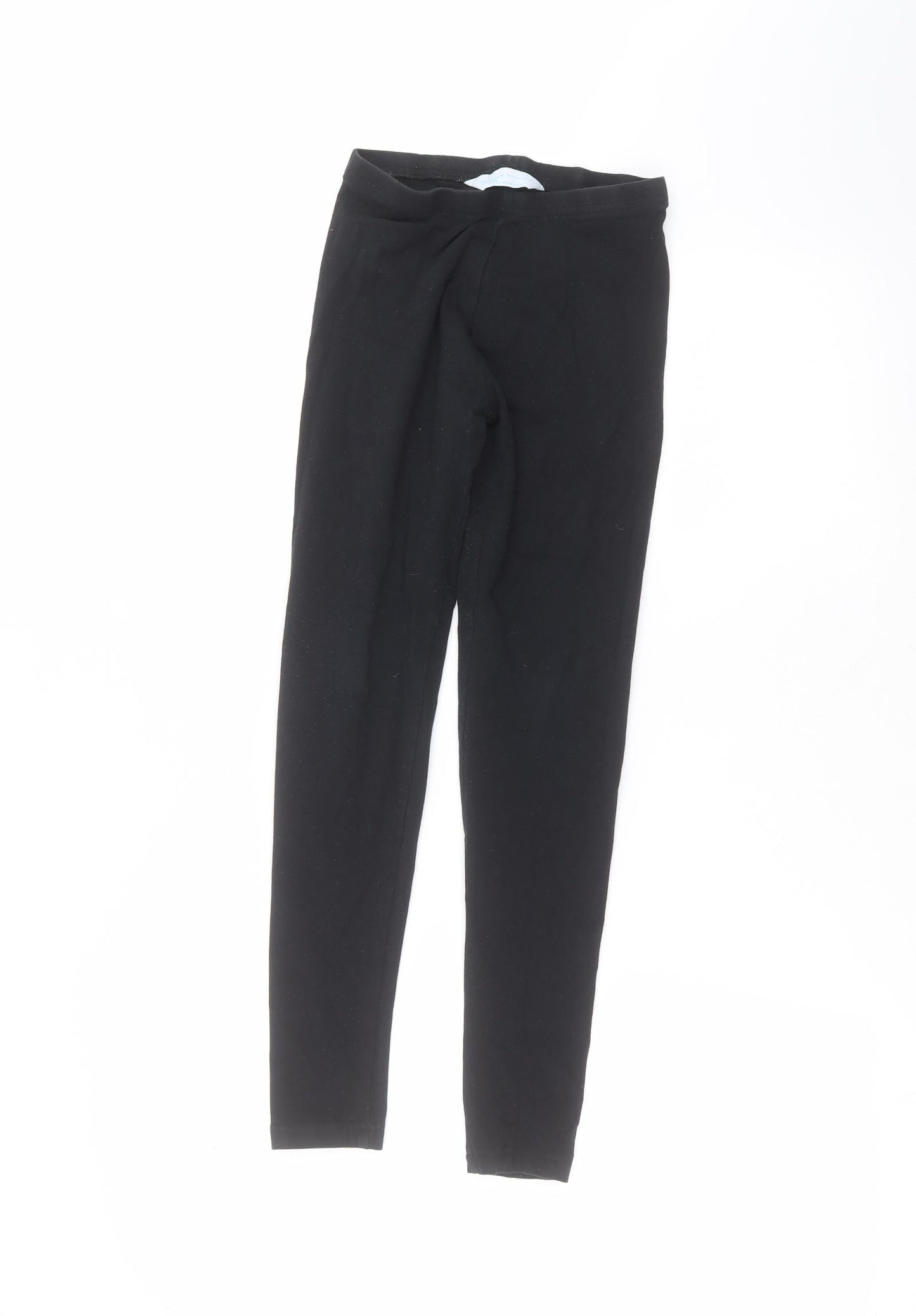 Primark Girls Black  Cotton Sweatpants Trousers Size 10-11 Years  Regular