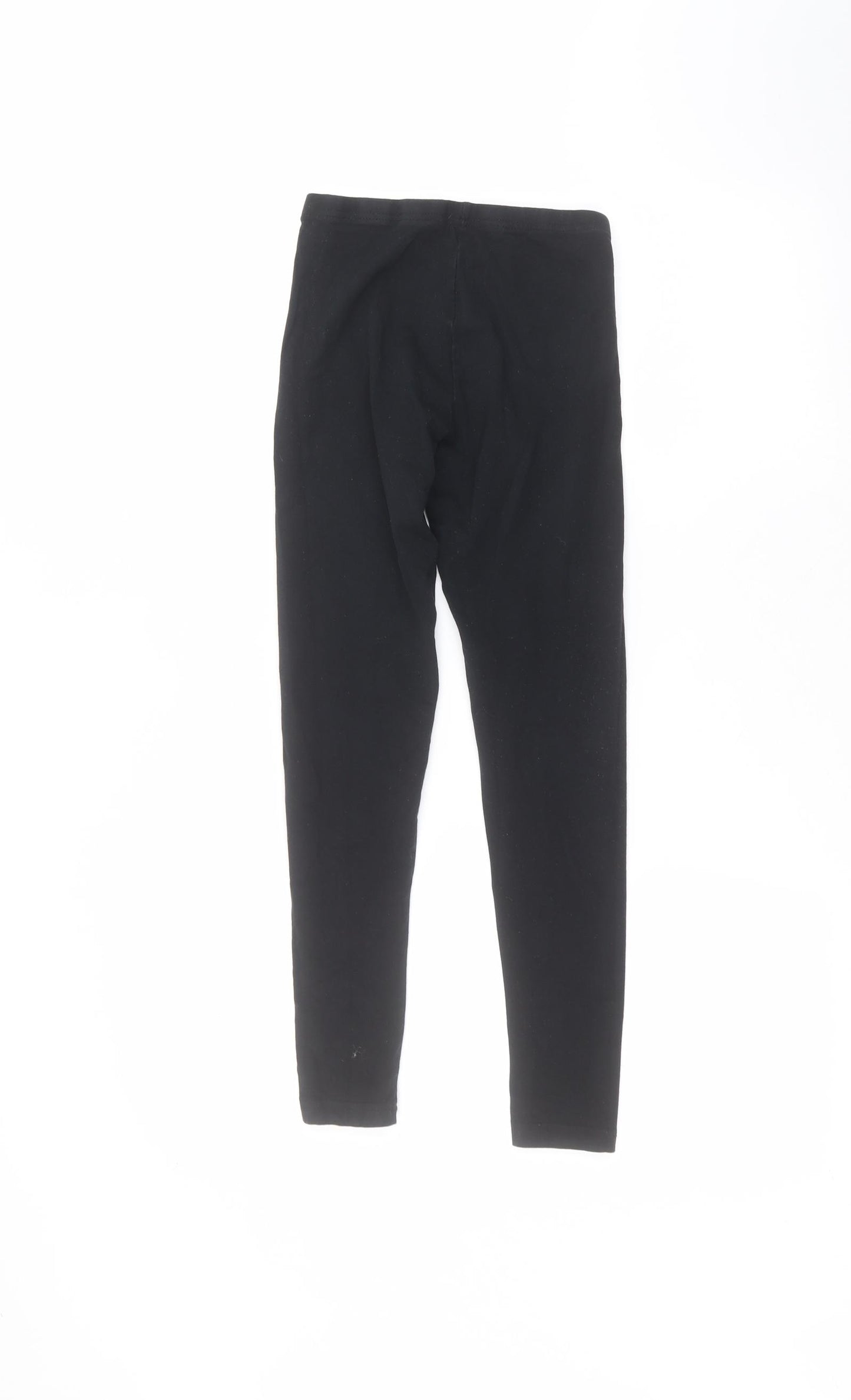 Primark Girls Black  Cotton Sweatpants Trousers Size 10-11 Years  Regular