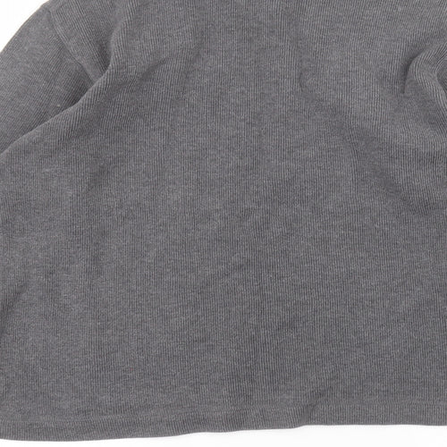 Gap Mens Black V-Neck  Cotton Pullover Jumper Size L