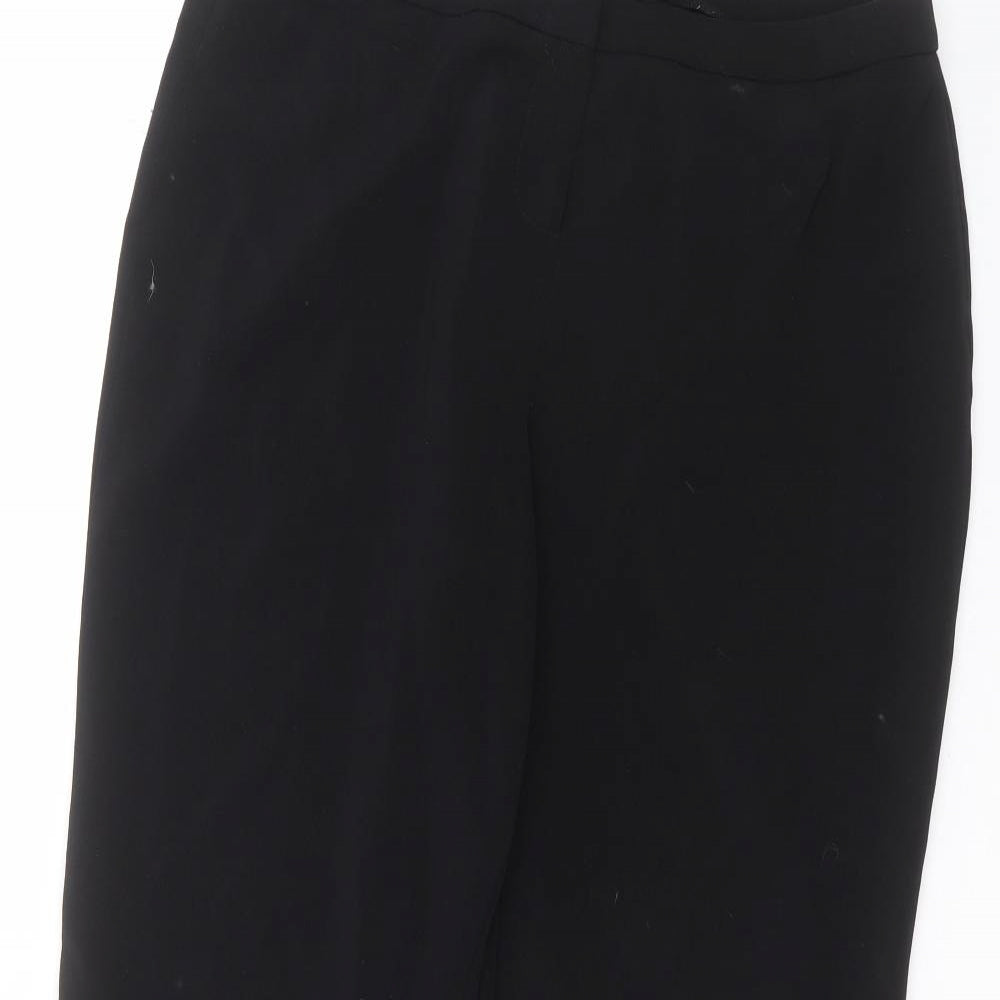 ameranto Womens Black  Polyester Trousers  Size 16 L29 in Regular