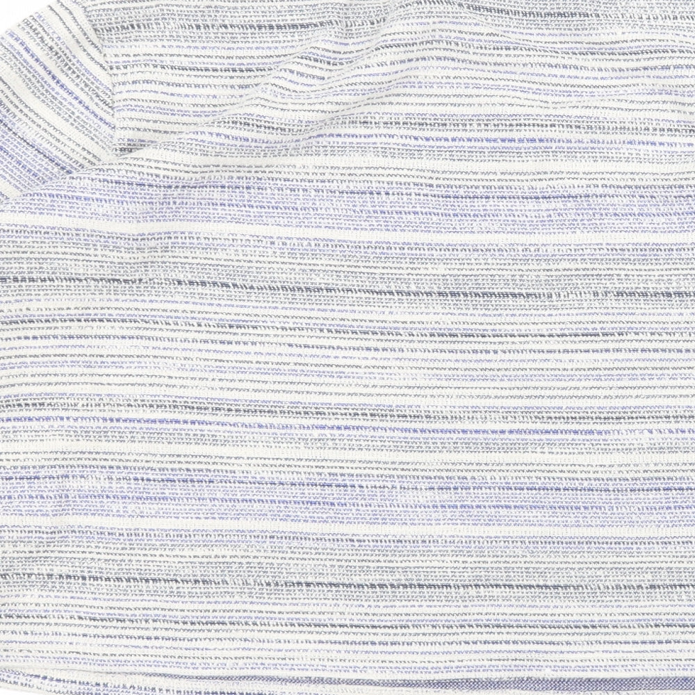 Simply Be Womens White Round Neck  Cotton Pullover Jumper Size 16