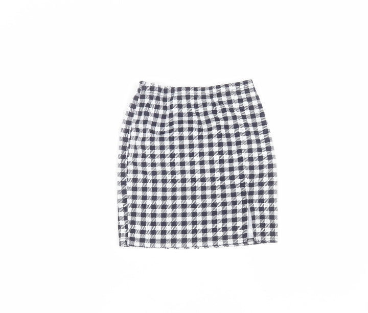 SheIn Girls White  Cotton Mini Skirt Size 9 Years  Regular