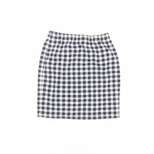 SheIn Girls White  Cotton Mini Skirt Size 9 Years  Regular