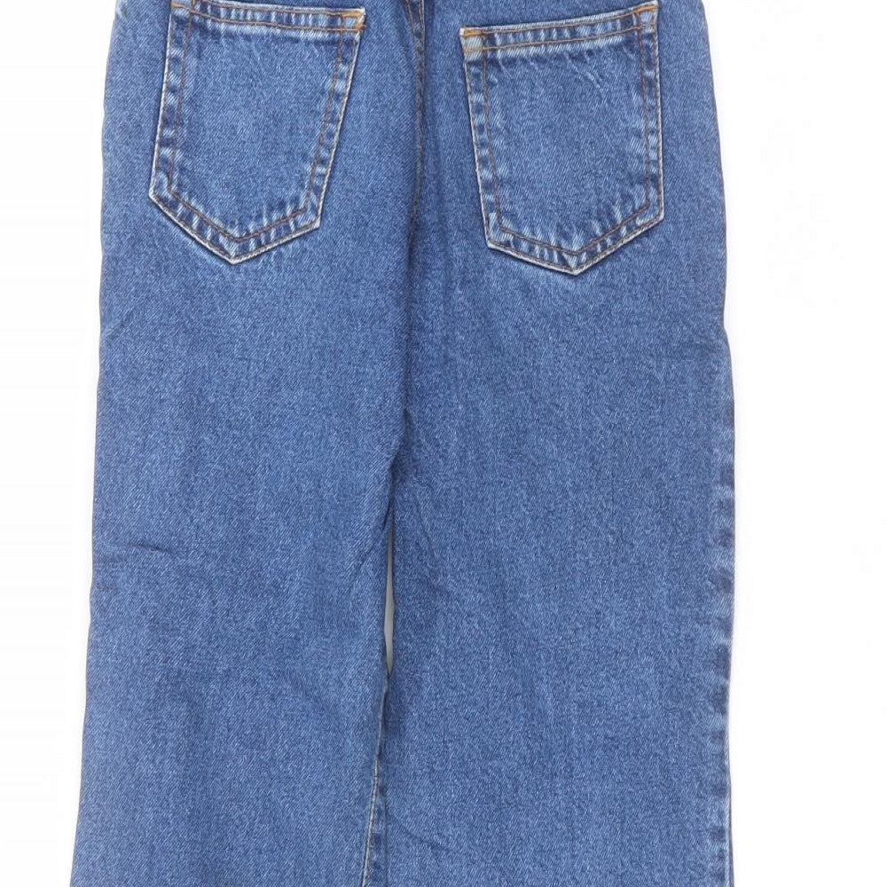 Preworn Boys Blue  Cotton Straight Jeans Size 7 Years  Regular