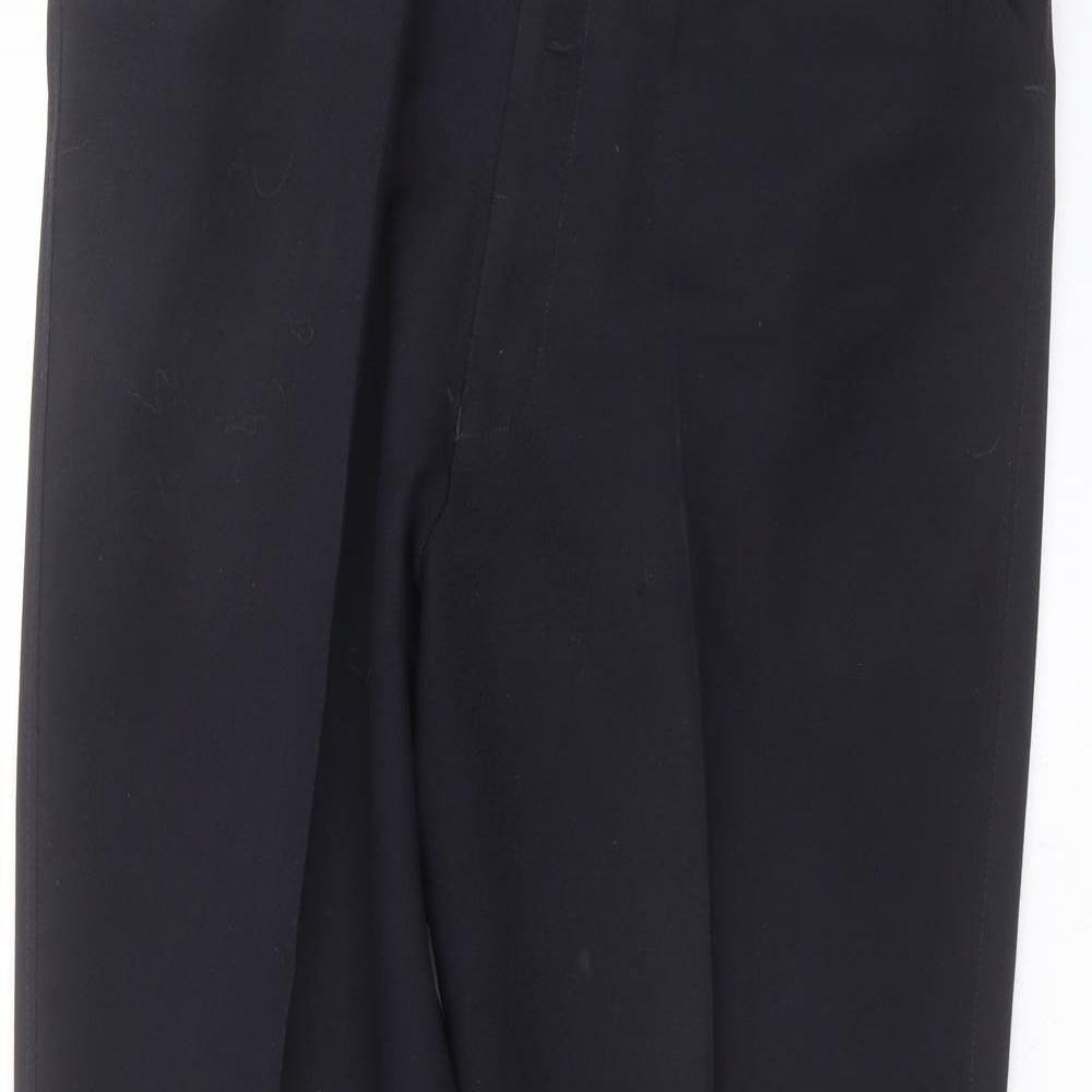 denever Mens Blue  Polyester Trousers  Size 38 in L30 in Regular
