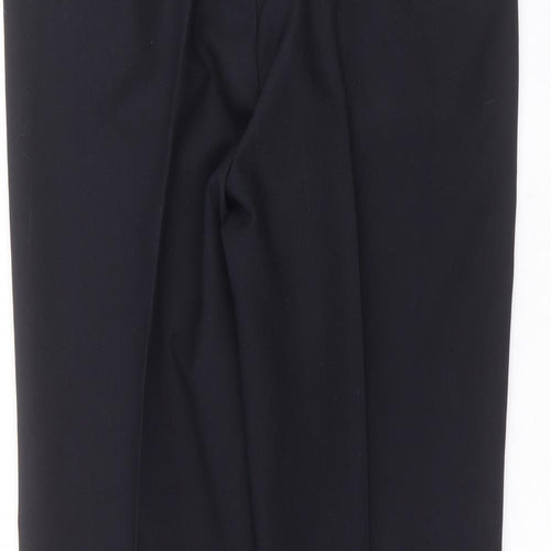 denever Mens Blue  Polyester Trousers  Size 38 in L30 in Regular