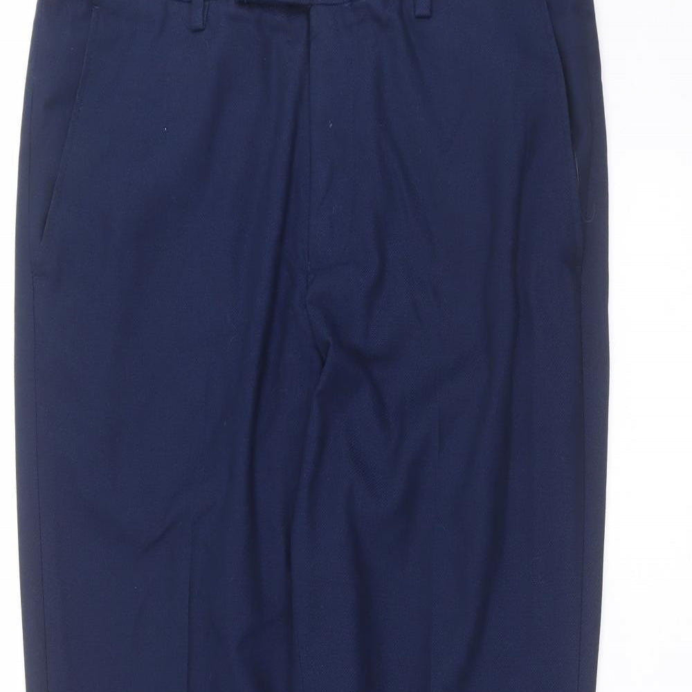 Primark Mens Blue  Polyester Trousers  Size 32 in L30 in Regular