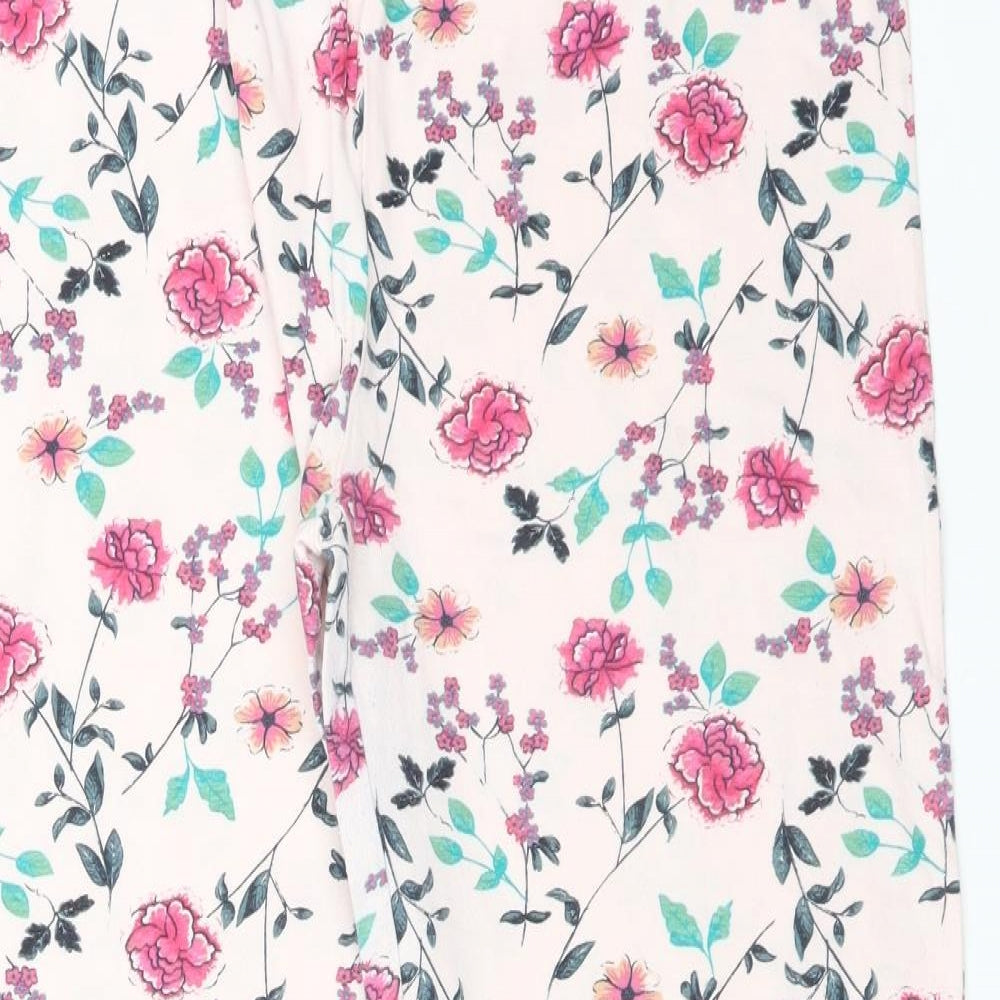 Avon Womens Multicoloured Floral Cotton  Pyjama Pants Size 16