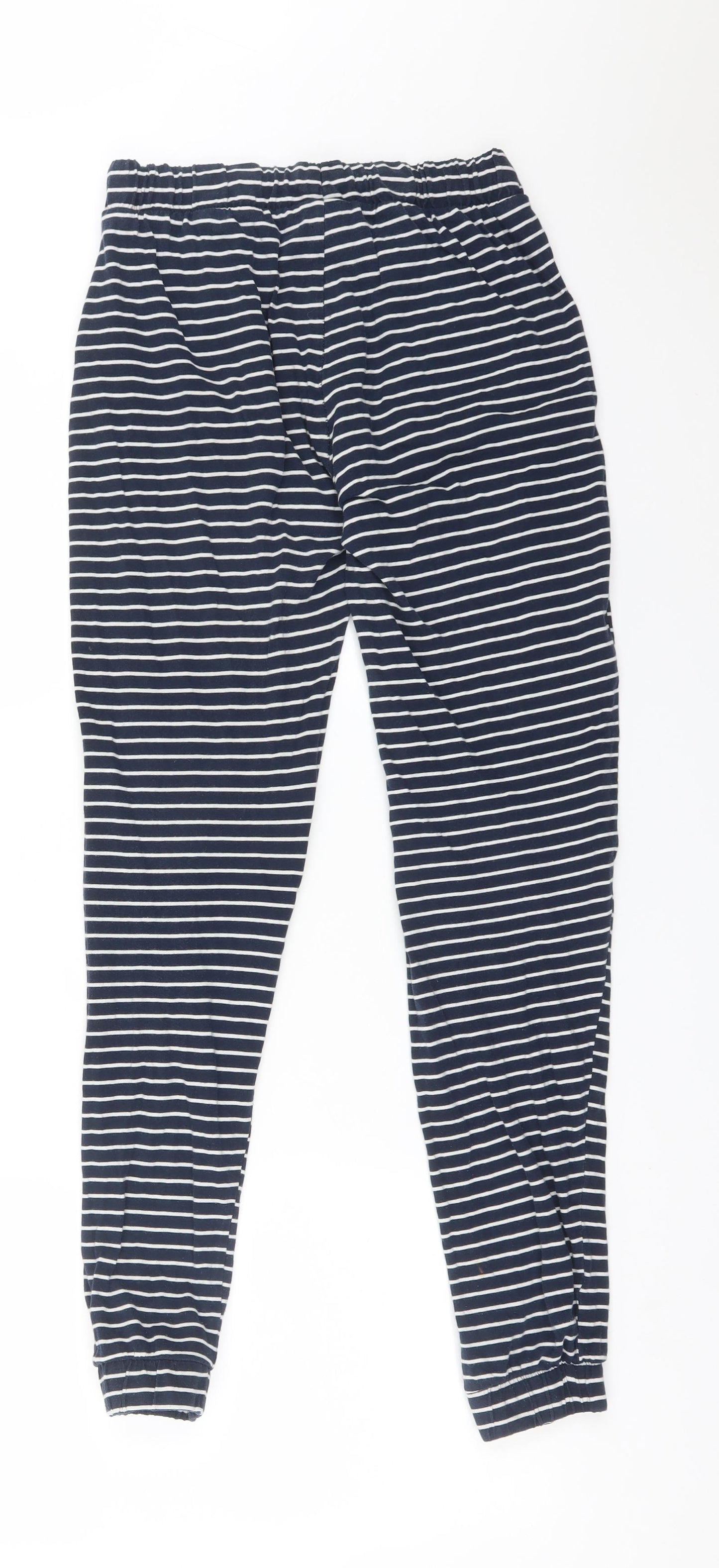 NEXT Womens Multicoloured Striped Cotton  Pyjama Pants Size XS