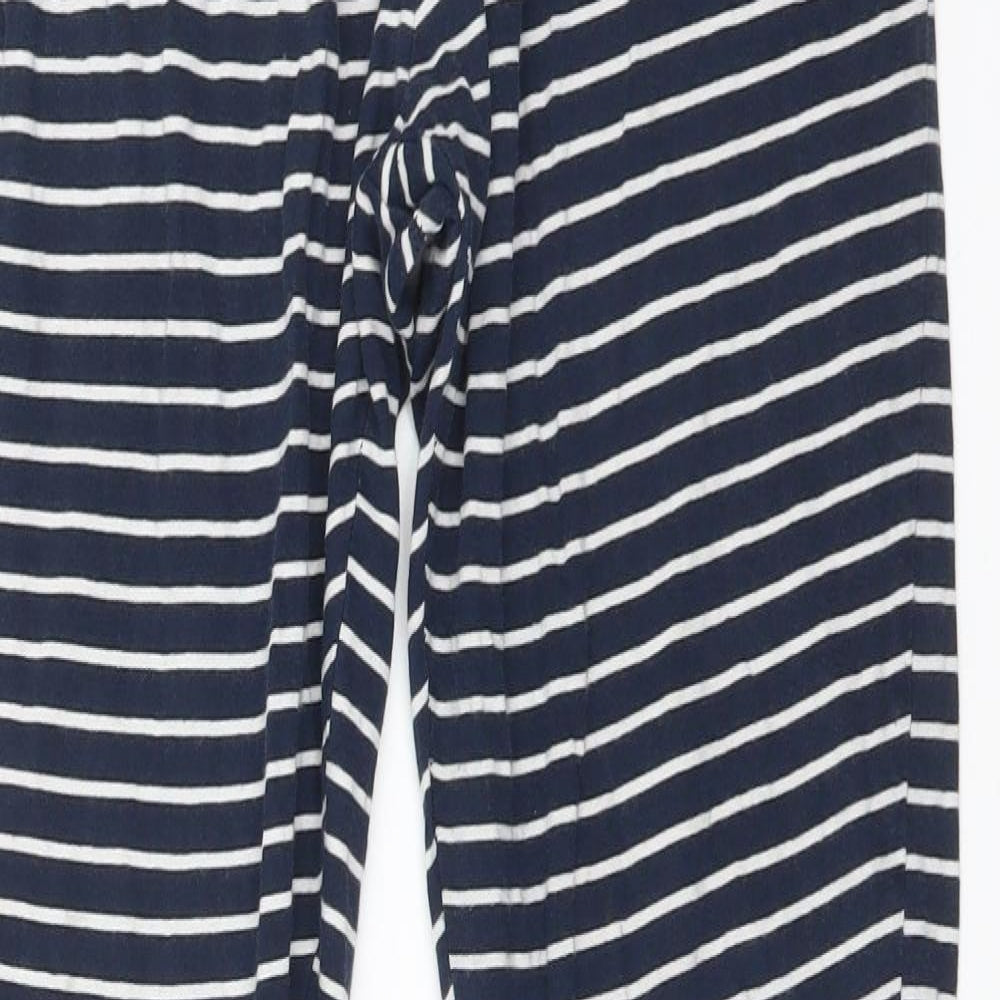 NEXT Womens Multicoloured Striped Cotton  Pyjama Pants Size XS