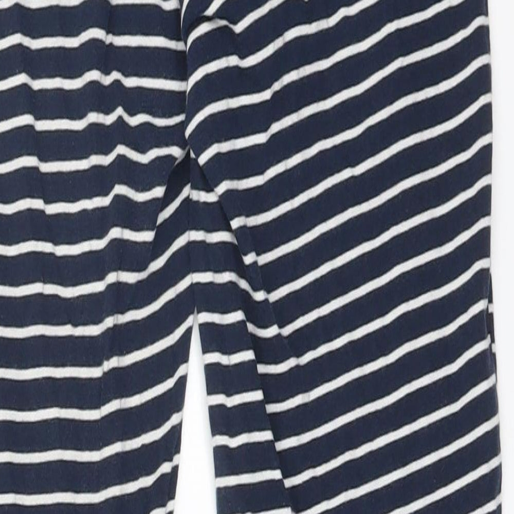 NEXT Womens Multicoloured Striped Cotton  Pyjama Pants Size XS