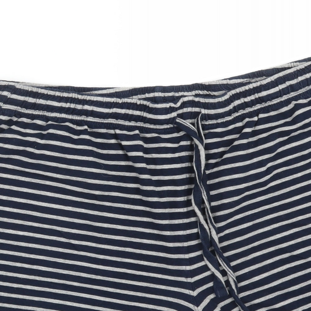 Debenhams Mens Multicoloured Striped Cotton Sweat Shorts Size M L7 in Regular