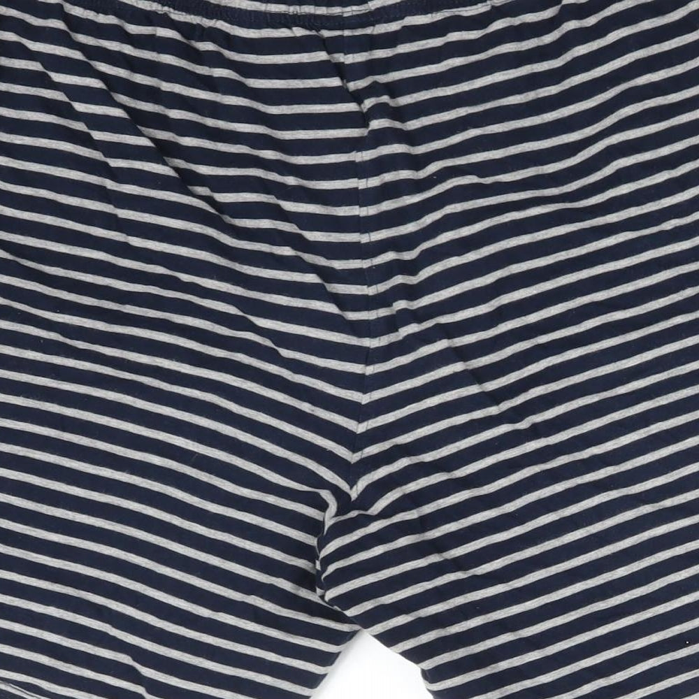 Debenhams Mens Multicoloured Striped Cotton Sweat Shorts Size M L7 in Regular