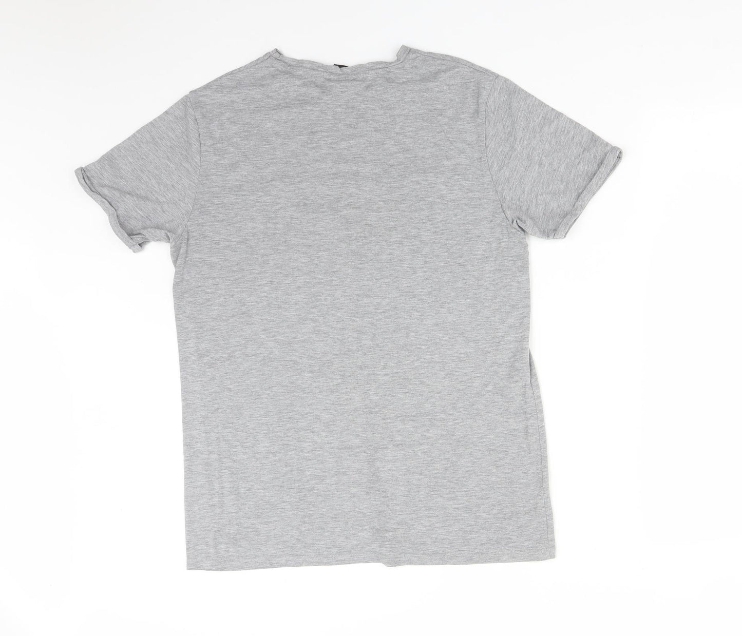 FRIENDS Womens Grey  Polyester Basic T-Shirt Size 14 Round Neck - FRIENDS