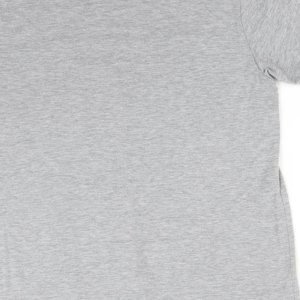 FRIENDS Womens Grey  Polyester Basic T-Shirt Size 14 Round Neck - FRIENDS