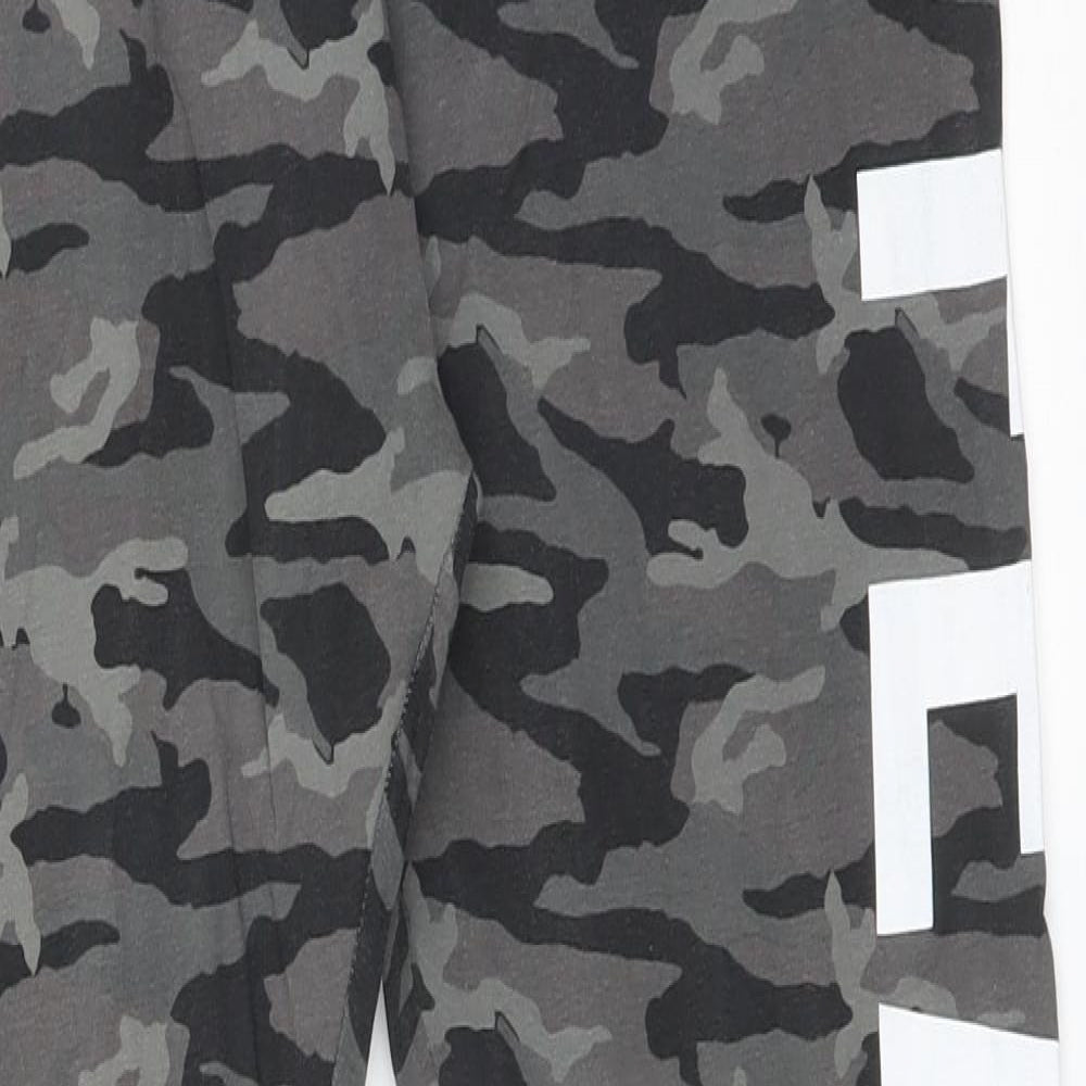 Golddigga Womens Multicoloured Camouflage Cotton  Leggings Size 16 L28 in   - FEARLESS