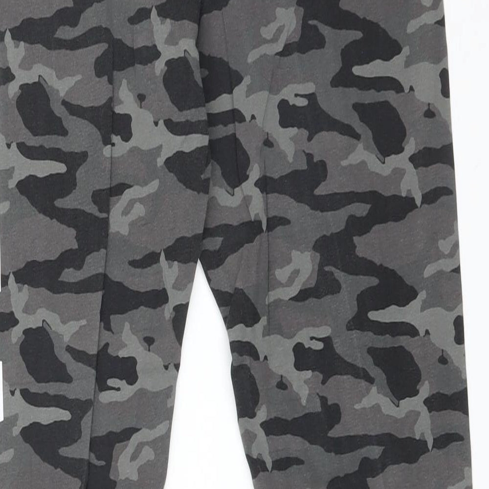 Golddigga Womens Multicoloured Camouflage Cotton  Leggings Size 16 L28 in   - FEARLESS