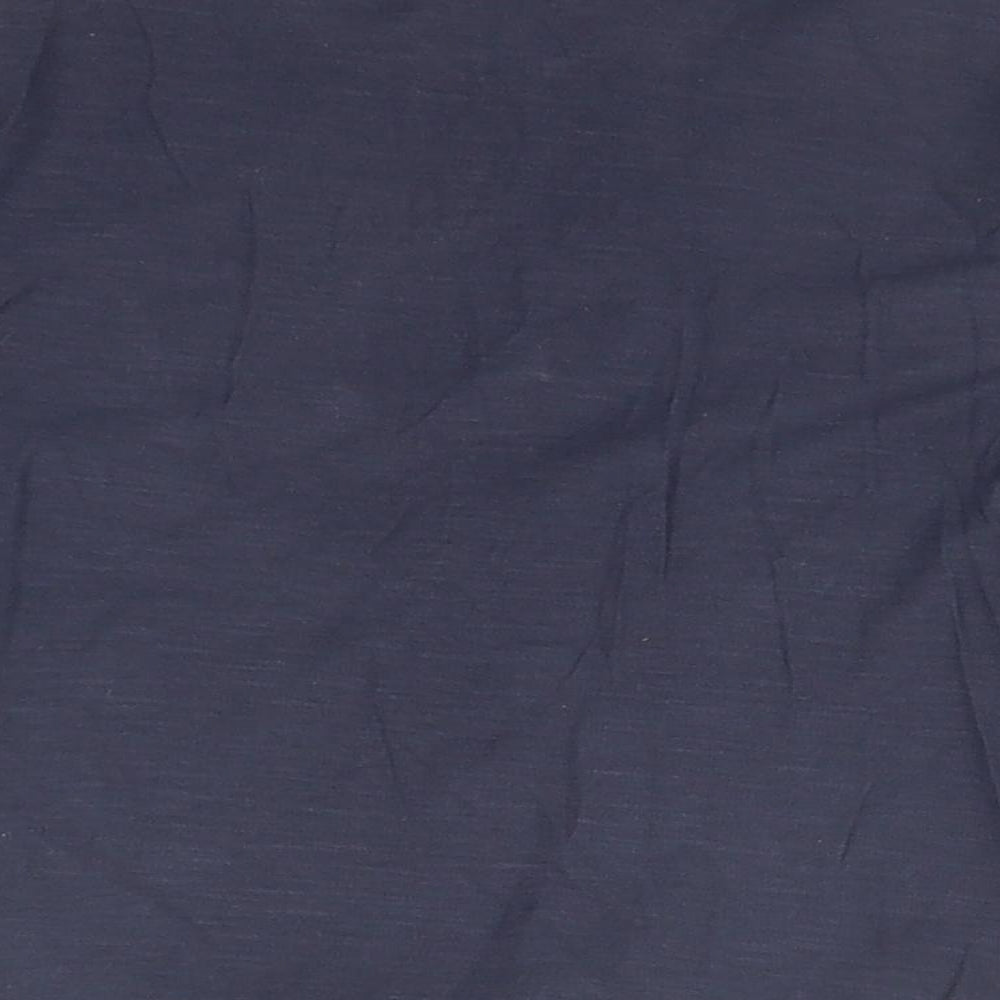 Zara Boys Blue  Cotton Basic T-Shirt Size 3-4 Years Round Neck