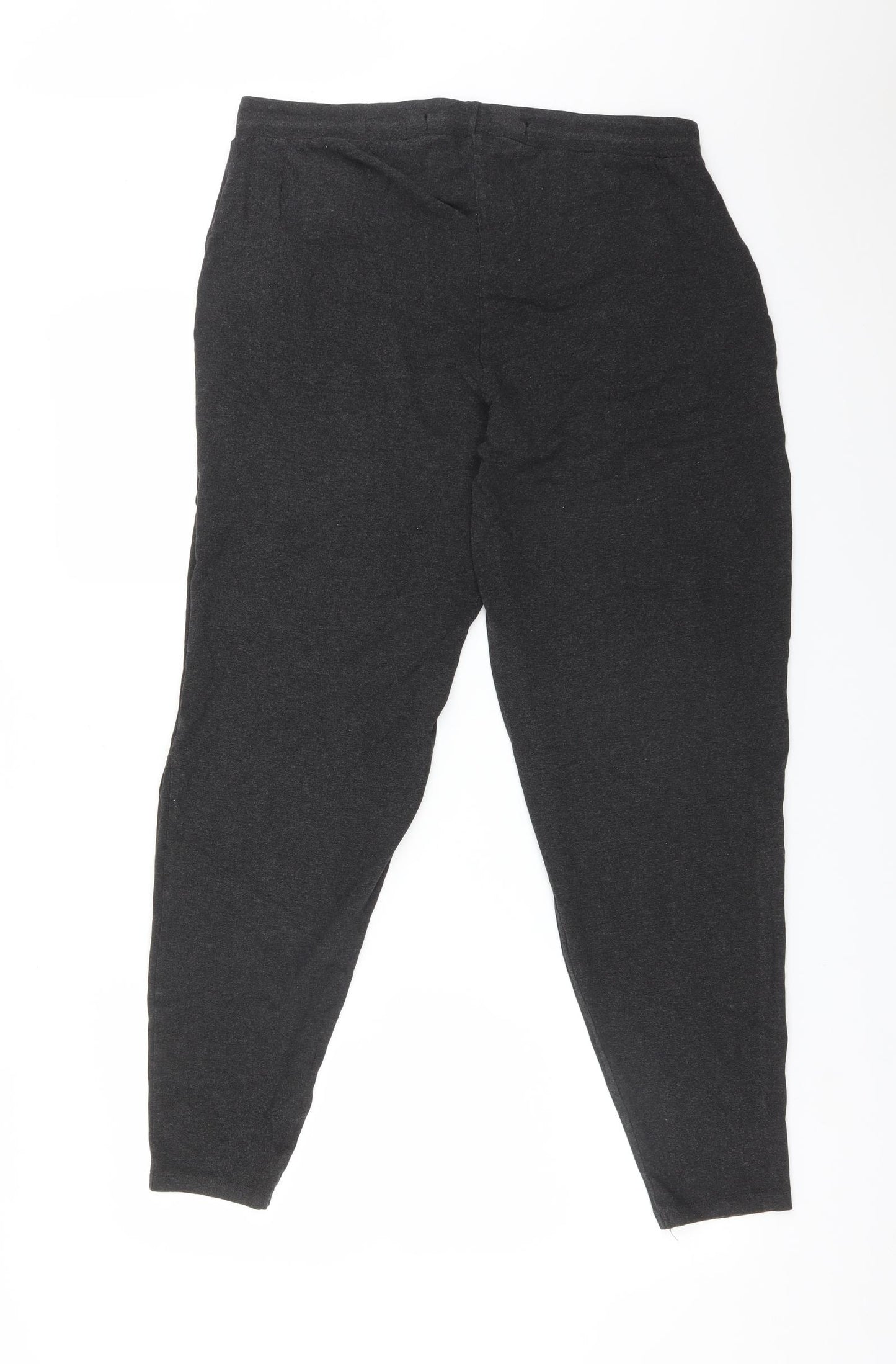 NEXT Womens Grey  Viscose Jogger Trousers Size 16 L29 in Regular