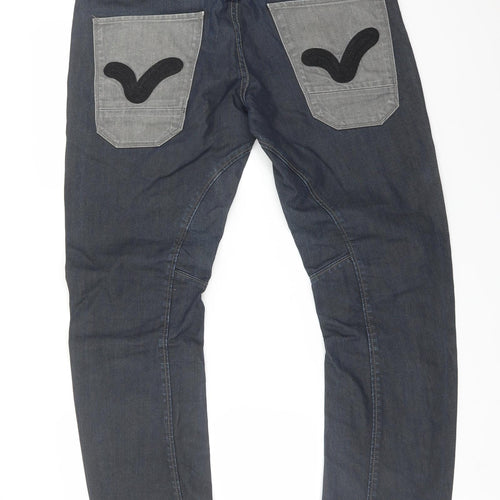 Voi Jeans Mens Blue  Cotton Straight Jeans Size 32 L30 in Regular