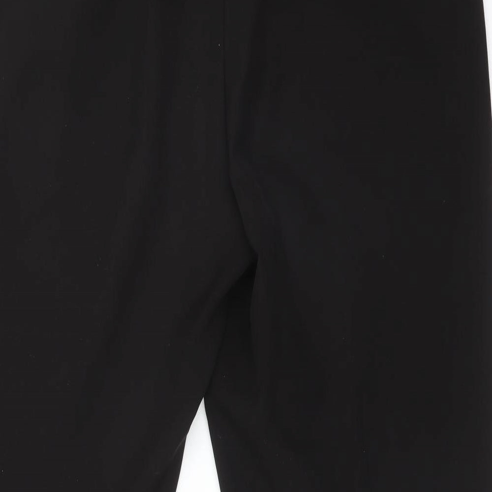 New Look Womens Black  Polyester Dress Pants Trousers Size 14 L28 in Regular