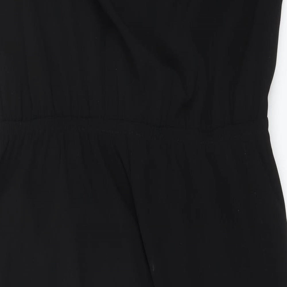 River Island Womens Black  Polyester Jumpsuit One-Piece Size 16