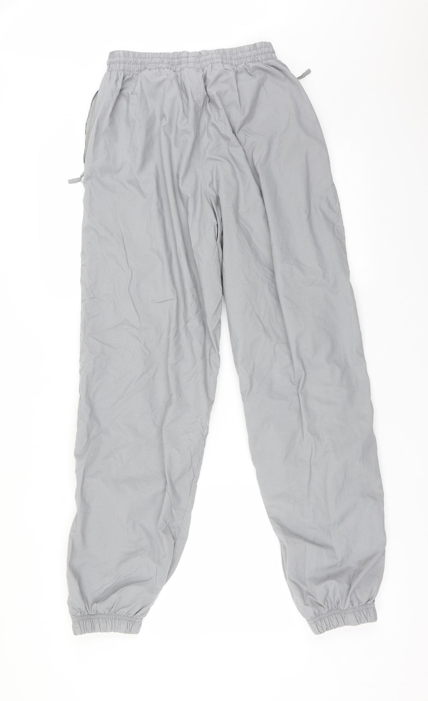 Nike Mens Grey  Nylon Jogger Trousers Size M L31 in Regular