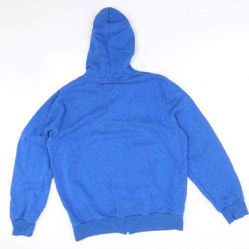 Cedar Wood State Mens Blue  Cotton Full Zip Hoodie Size L   - NYC 08