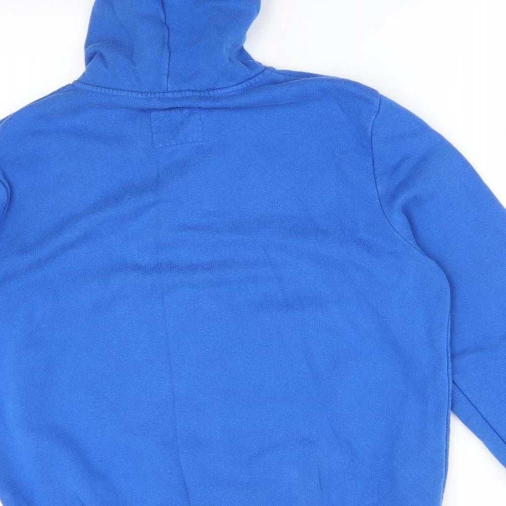 Cedar Wood State Mens Blue  Cotton Full Zip Hoodie Size L   - NYC 08