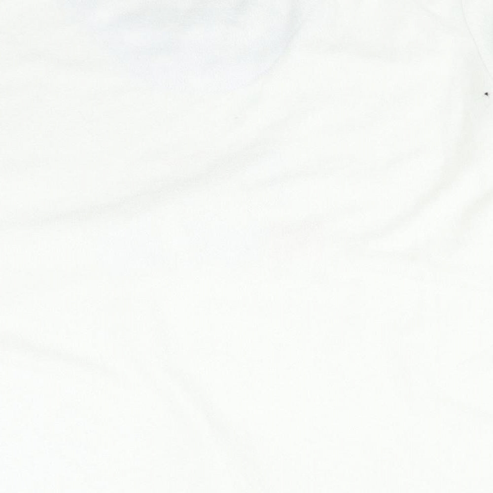 Love To Dream Womens White Solid Polyester  Pyjama Top Size 18   - I <3 HUGS