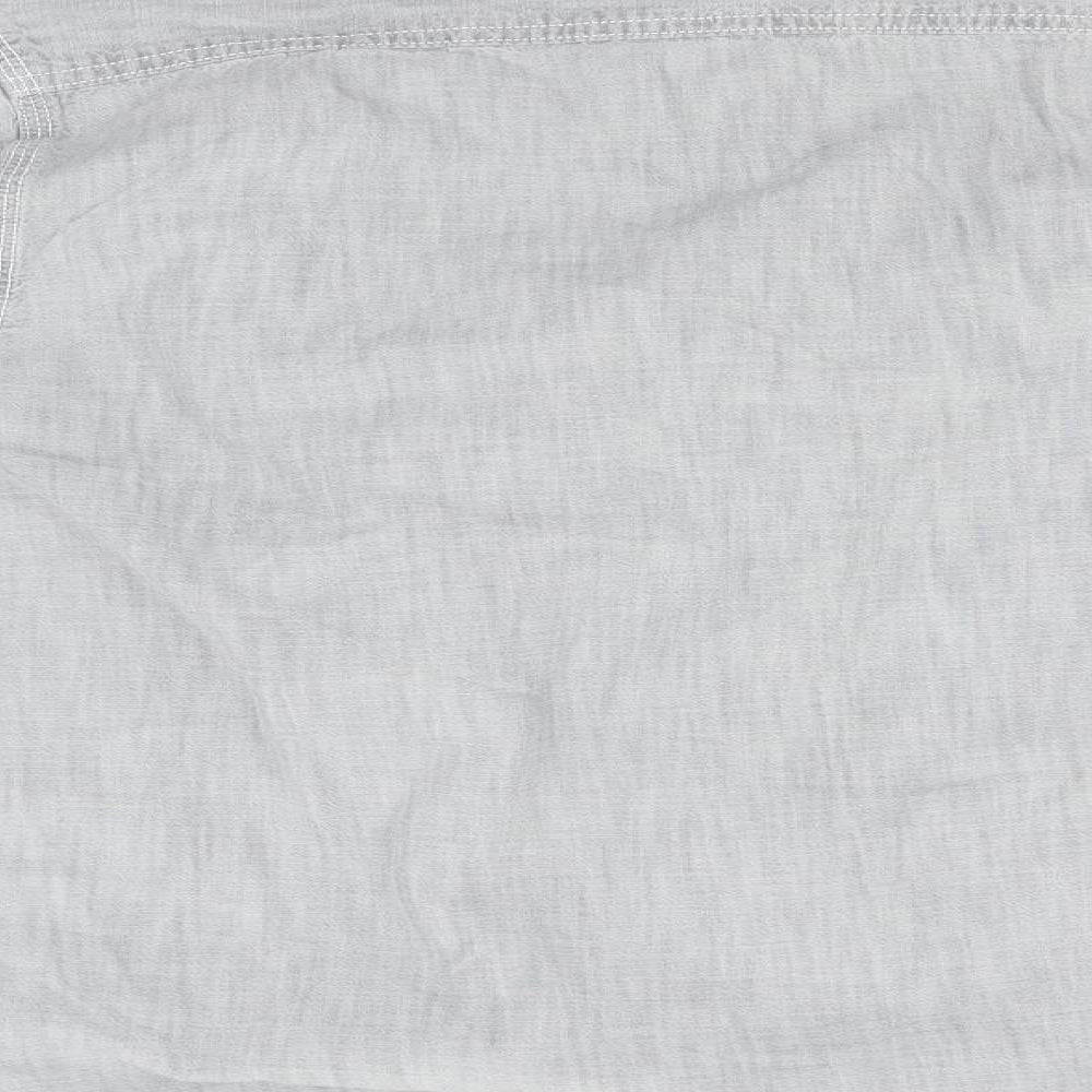 Preworn Mens Grey    Button-Up  Collared
