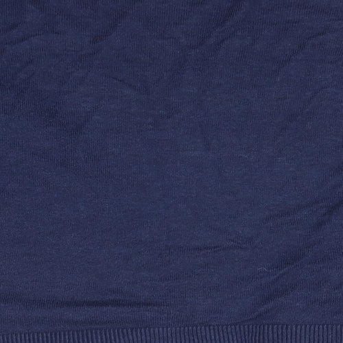 Dorothy Perkins Womens Blue Round Neck  Viscose Cardigan Jumper Size M