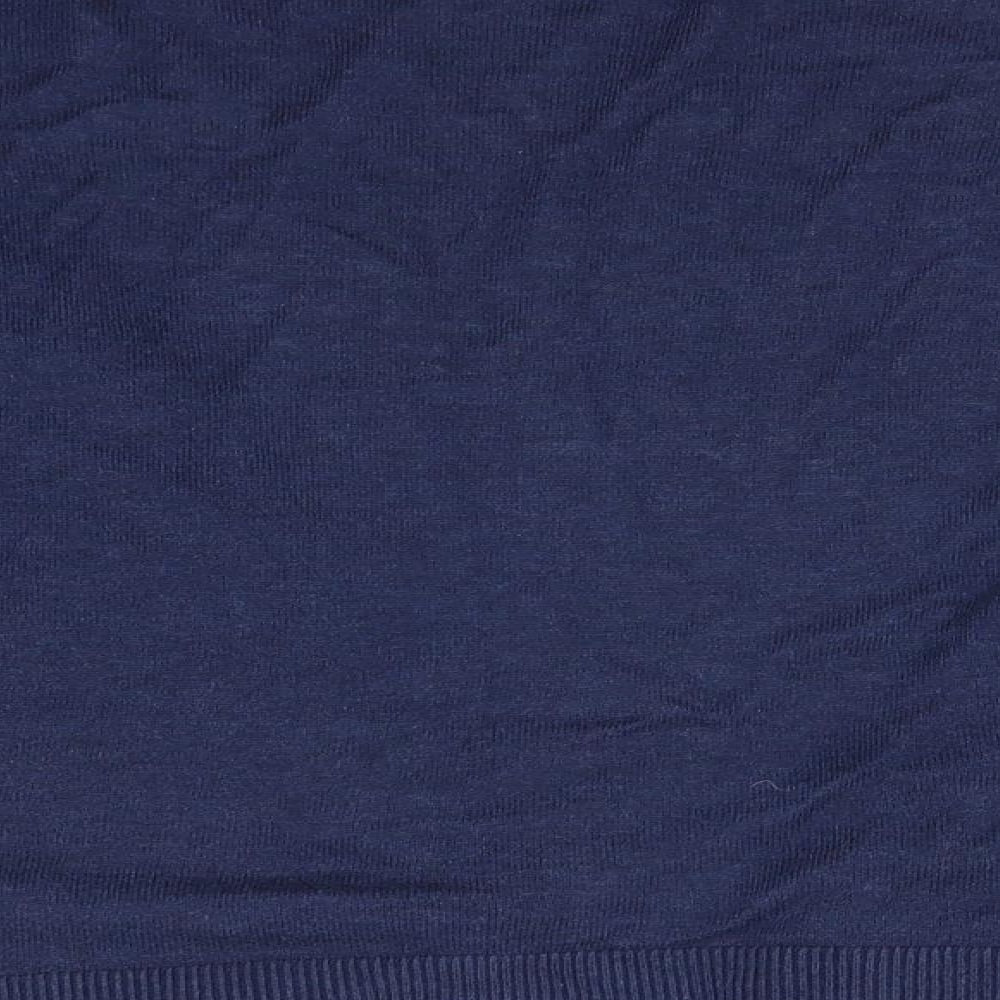 Dorothy Perkins Womens Blue Round Neck  Viscose Cardigan Jumper Size M
