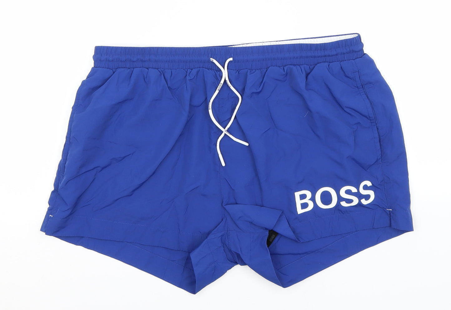 HUGO BOSS Mens Blue  Polyamide Cargo Shorts Size 2XL  Regular