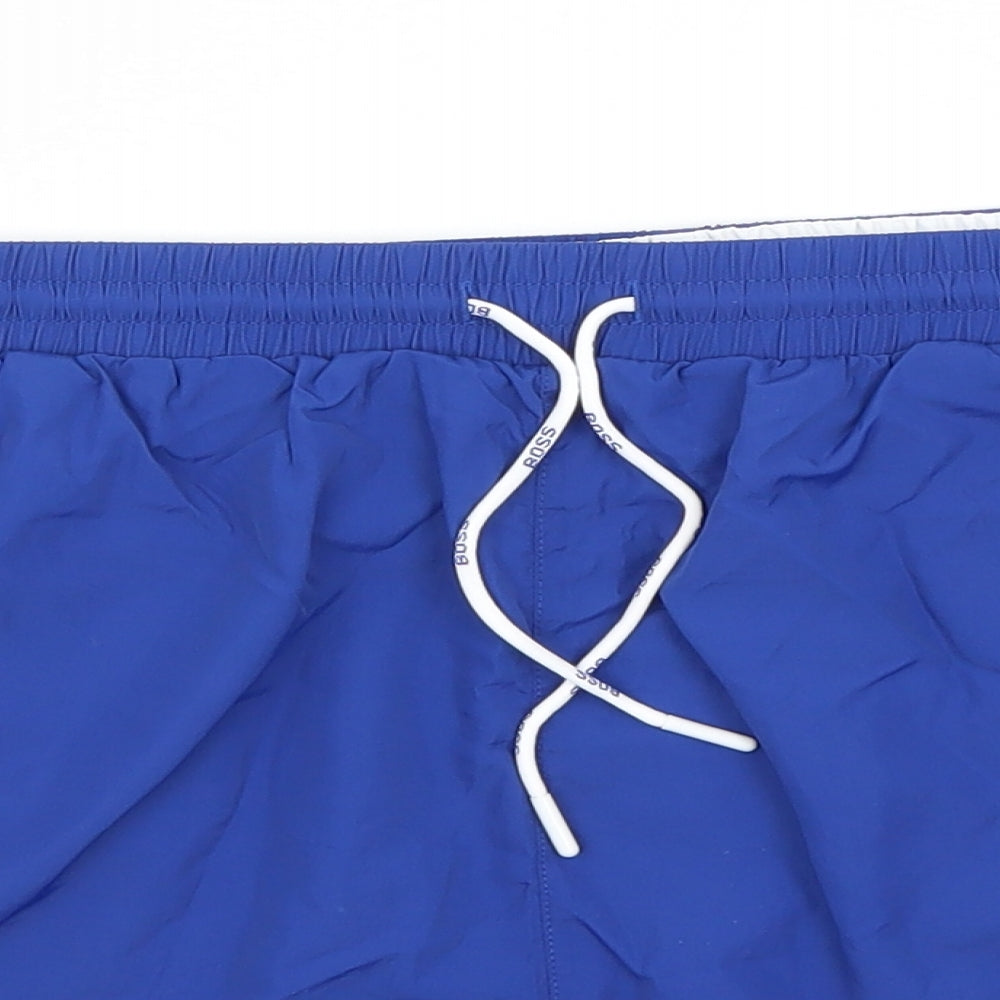 HUGO BOSS Mens Blue  Polyamide Cargo Shorts Size 2XL  Regular